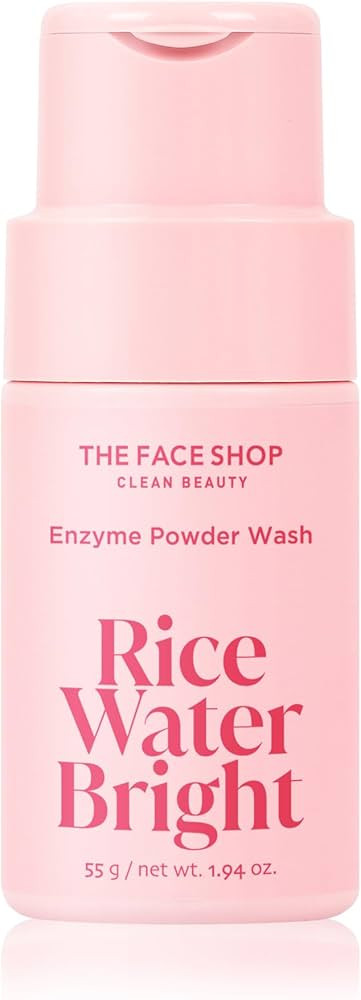 The Face Shop Rice Water Bright Enzyme Powder Wash, Gentle Exfoliating Cleanser with AHAs, Radian... | Amazon (US)