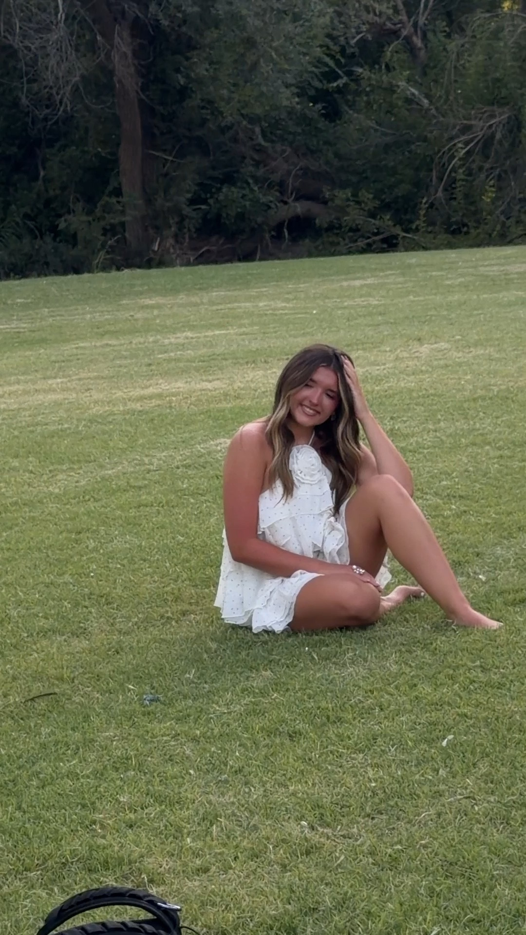 Pres wore this cute set for her senior pics - size small