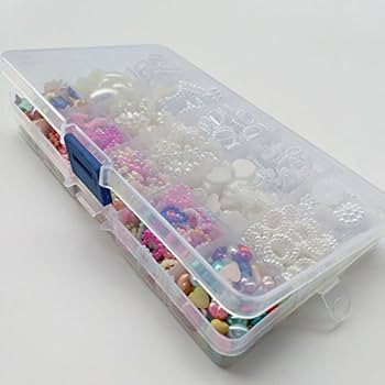 Chenkou Craft Random 700pcs Love Heart Bow Teardrop Bead Rose Sunflower Rhinestone Loose Bead DIY... | Amazon (US)