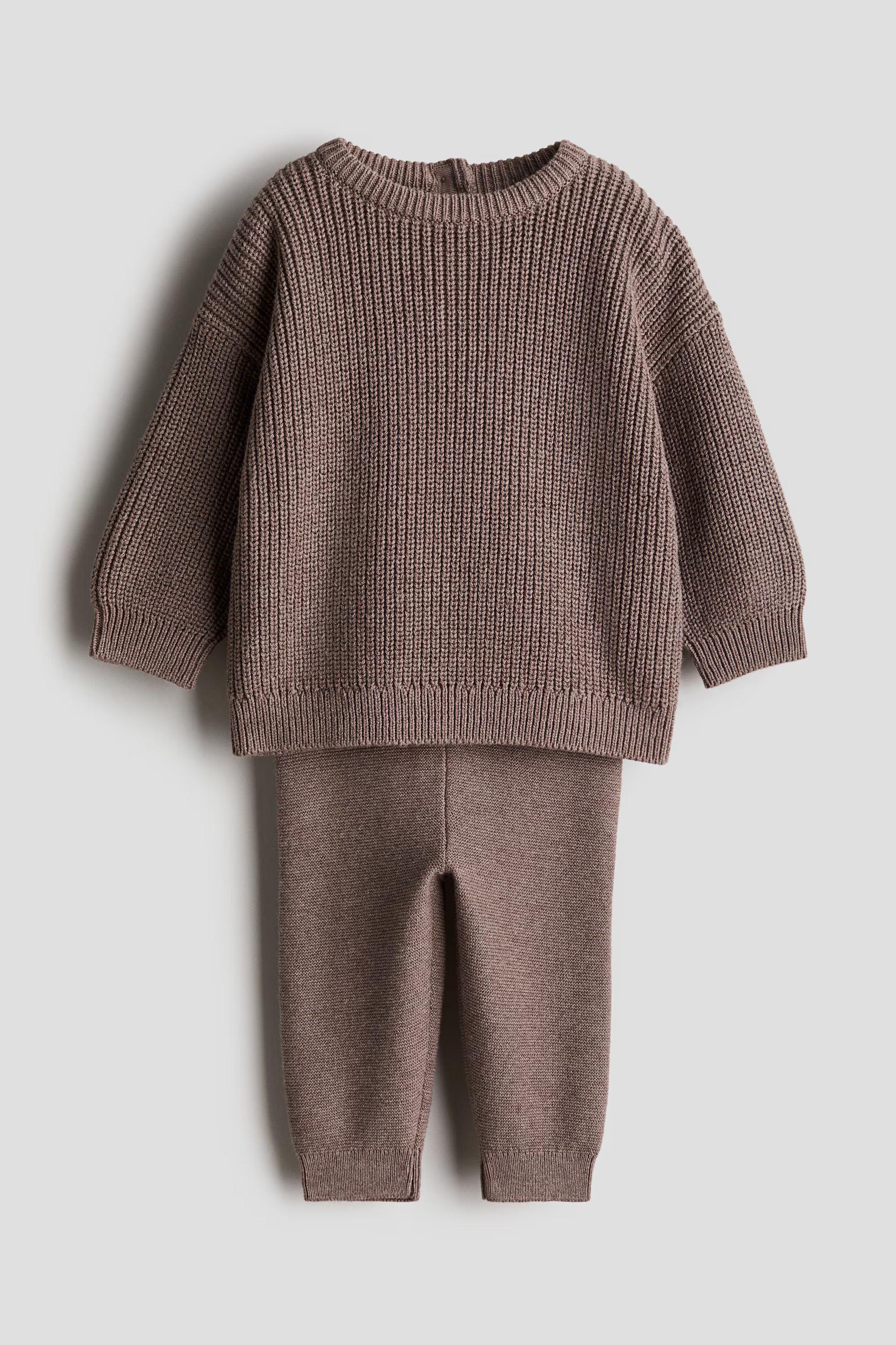 2-piece Cotton Knit Set | H&M (US + CA)