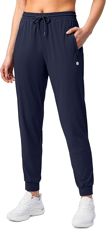G Gradual Women's Joggers Pants with Zipper Pockets Tapered Running Sweatpants for Women Lounge, ... | Amazon (US)