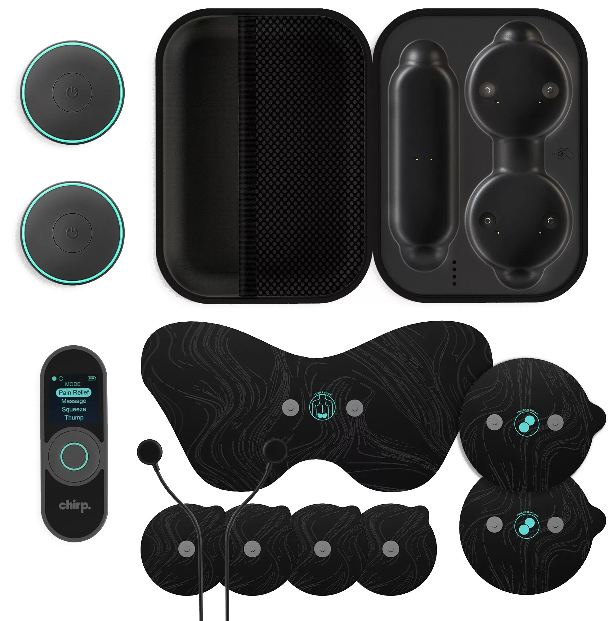 Chirp HALO Muscle Stimulator - Double, Black | Golf Galaxy