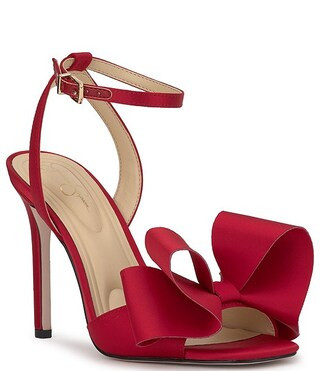 Olivine Satin Bow Dress Sandals | Dillard's