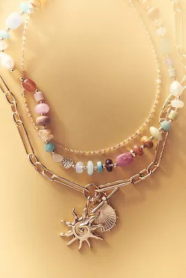 Shades of Sea Layered Necklaces: Charm Edition | Anthropologie (US)