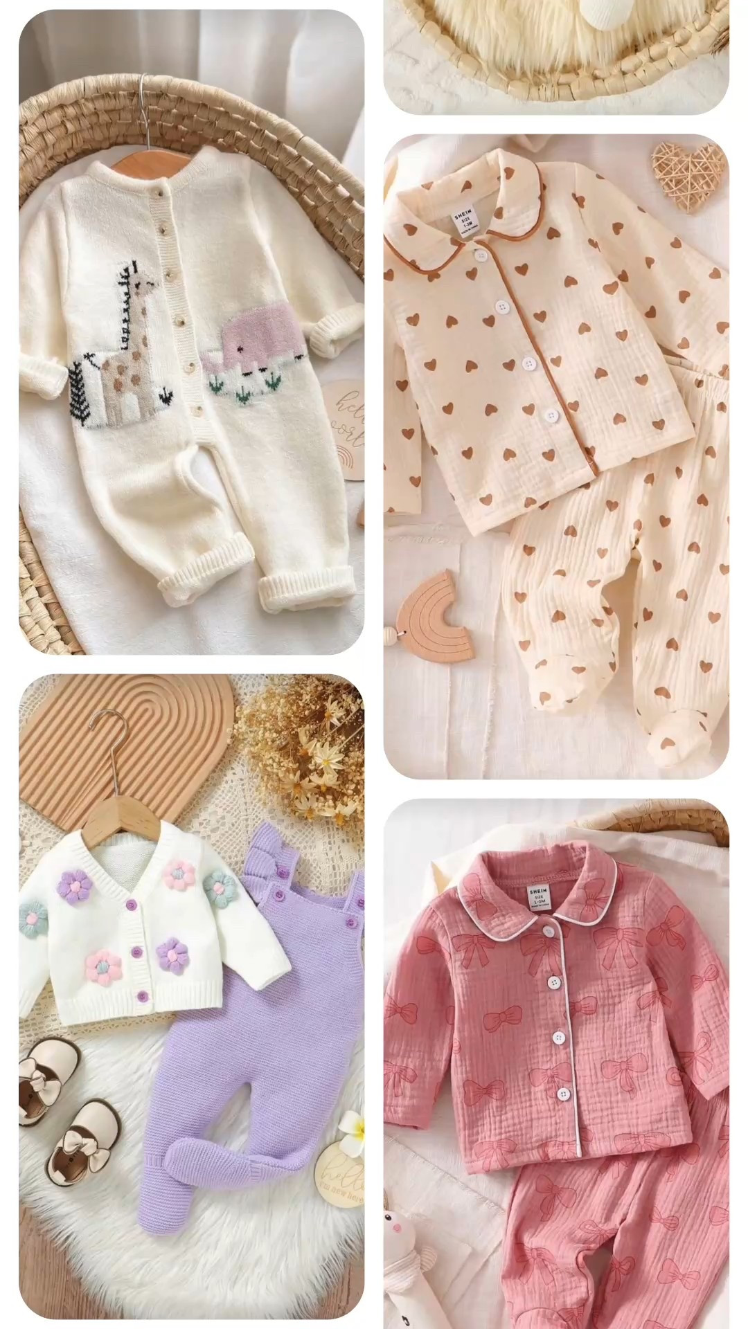 10 Baby Girl Outfits & PJs from SHEIN You Need to Grab! ✨

Putting together the sweetest 10-piece baby girl collection from SHEIN — a mix of cozy PJs and everyday outfits that keep your little one comfy and adorable.

From soft teddy bear sleepers to knitted animal jumpsuits, plus cute daytime outfits perfect for photos, outings, or just staying cozy at home — everything is super affordable and mom-approved.

🧸 Cute PJs: teddy prints, bows, soft pastels
🦒 Knitted looks: animal details + warm fabric
👗 Outfits: girly sets, neutral tones, comfy cotton pieces
🎀 Styles for every moment: bedtime, playtime, or on-the-go
🌙 Made for comfort, sized well, and great for sensitive skin

Tap to shop all 10 outfits + pajamas for your baby girl before sizes sell out — because she deserves to look this cute every day 😍✨

#LTKBaby #LTKfoodie #LTKFindsUnder50