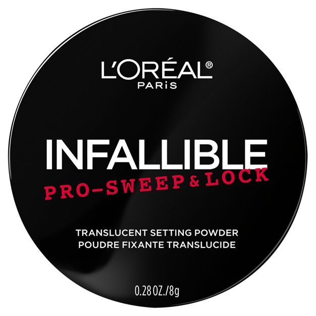 L'Oréal Paris Infallible Pro Sweep & Lock Loose Setting Powder Translucent- 0.28oz | Target