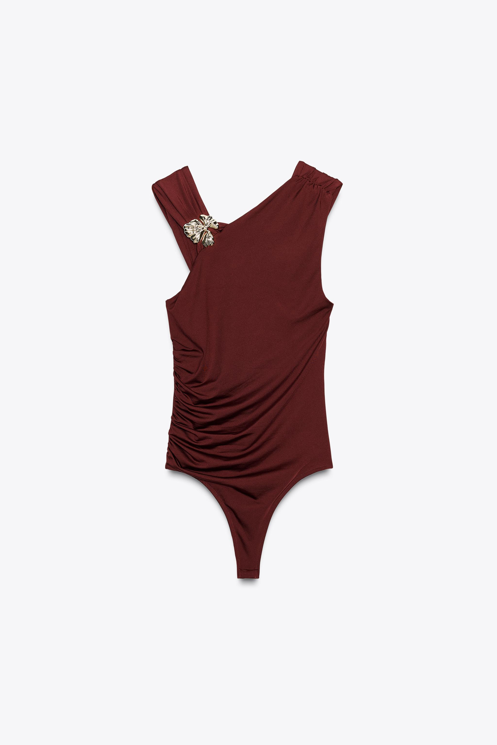 HARDWARE POLYAMIDE BODYSUIT | Zara Canada