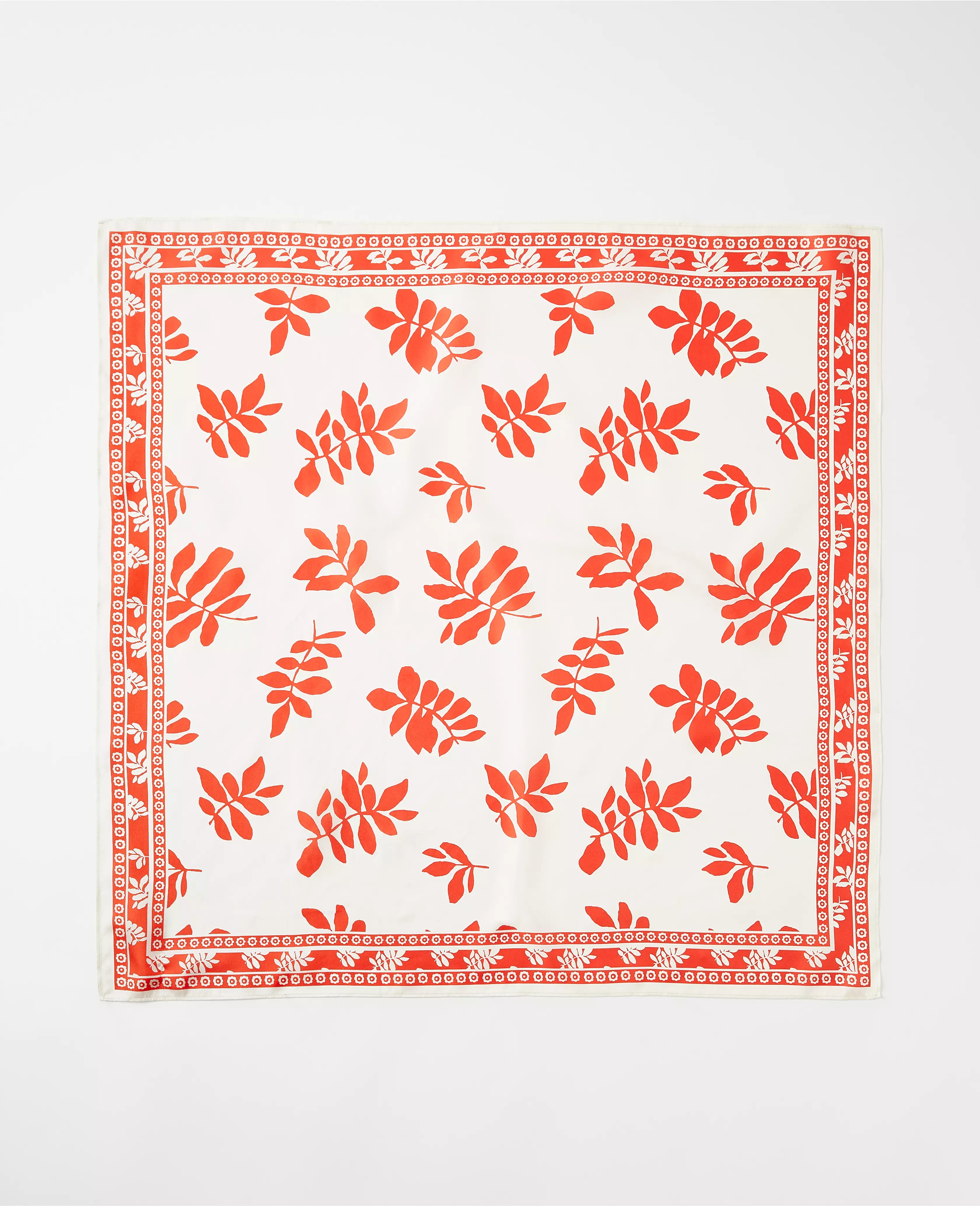 Leafed Silk Little Scarf | Ann Taylor (US)