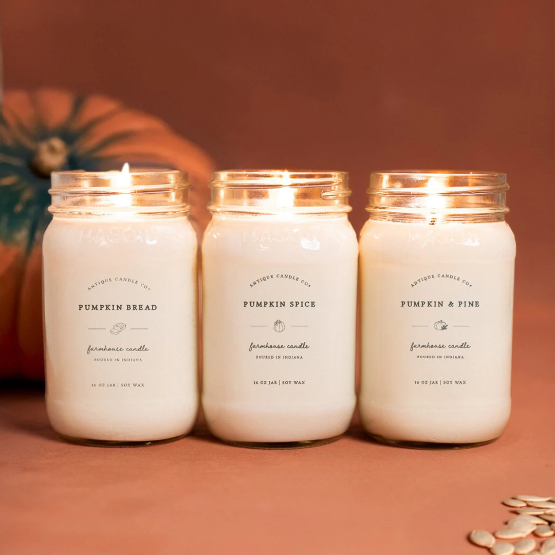 Pumpkin Bundle of Three | Antique Candle Co.