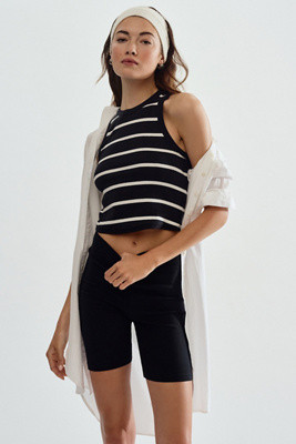 The Blair Baby Tee by Maeve: Sleeveless Cropped Racerback Edition | Anthropologie (US)