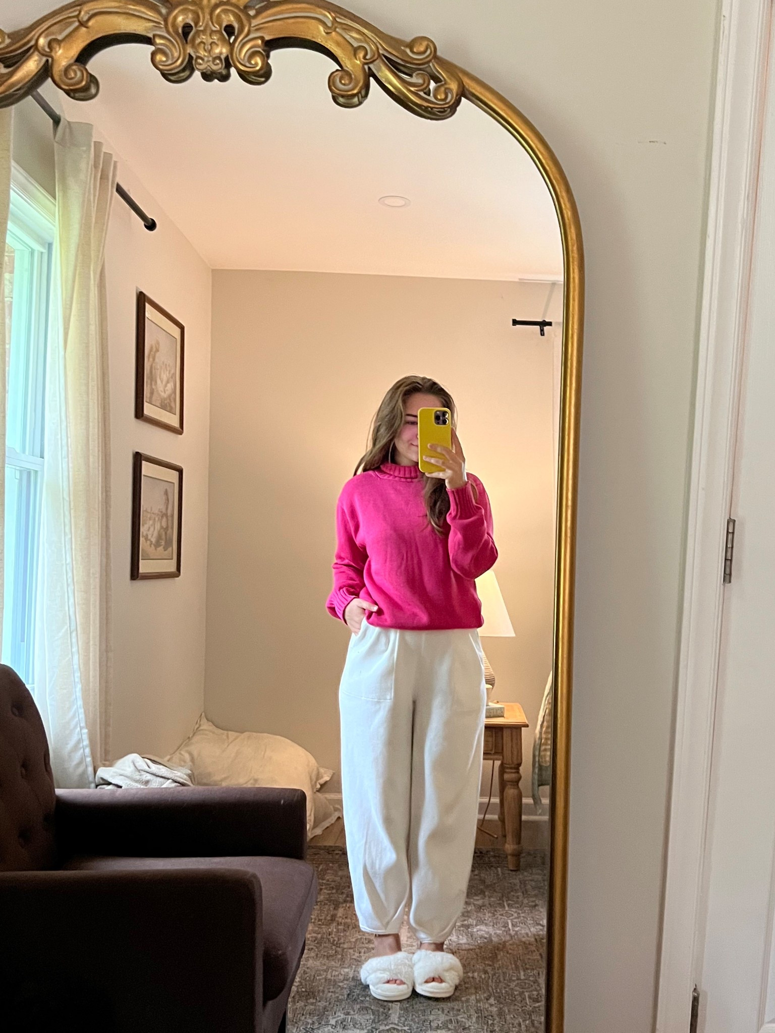 Outfit. Pink outfit. Sweaters . Fall out fit . 

#LTKPetite #LTKStyleTip #LTKFindsUnder100