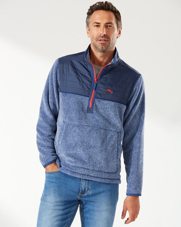 New Cascade Cozy Half-Zip Sweatshirt | Tommy Bahama