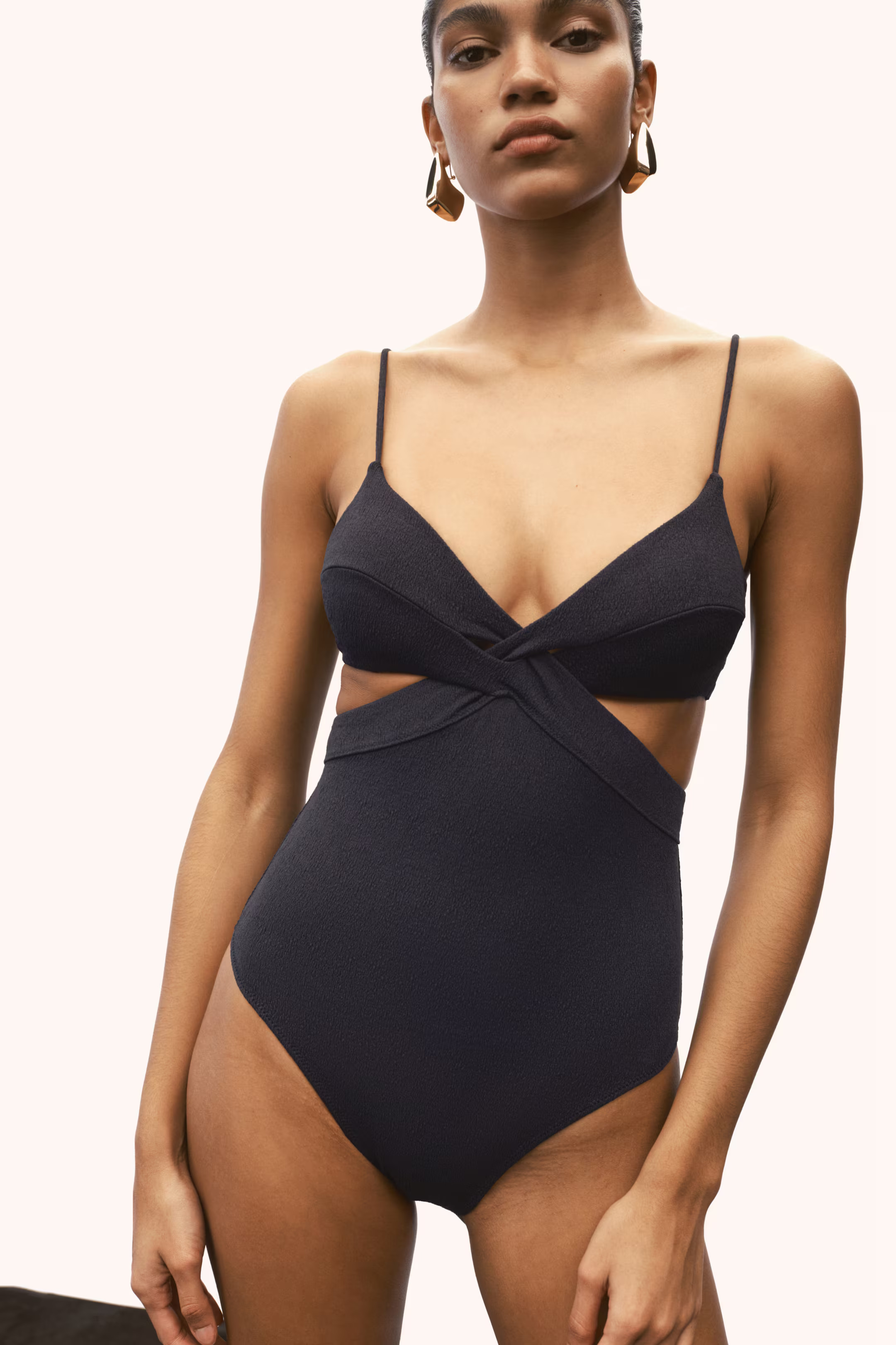 Padded-Cup Cutout Swimsuit | H&M (US + CA)