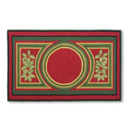 Wingate Festive Monogrammed Door Mat | Frontgate