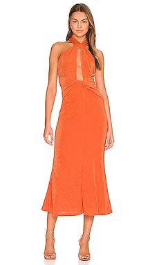 MISHA Stefanie Dress in Golden Pumpkin from Revolve.com | Revolve Clothing (Global)