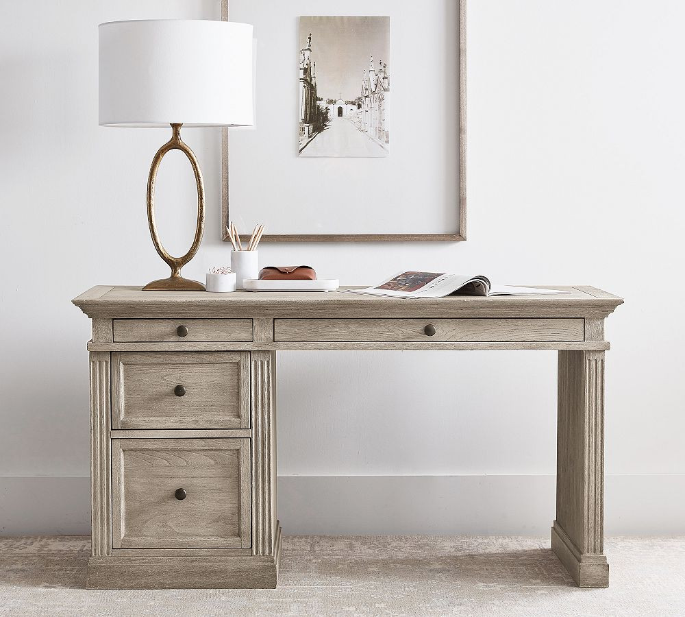 Livingston Single Cabinet Writing Desk | Pottery Barn (US)