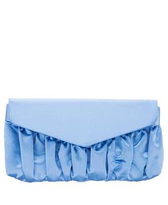 NinaSalome Satin Pleated Clutch | Macy's