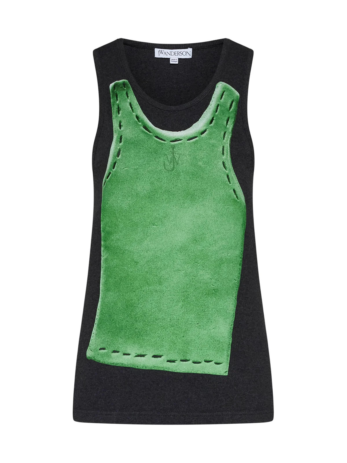 JW Anderson Clay Trompe L'oeil Printed Tank Top | Cettire Global