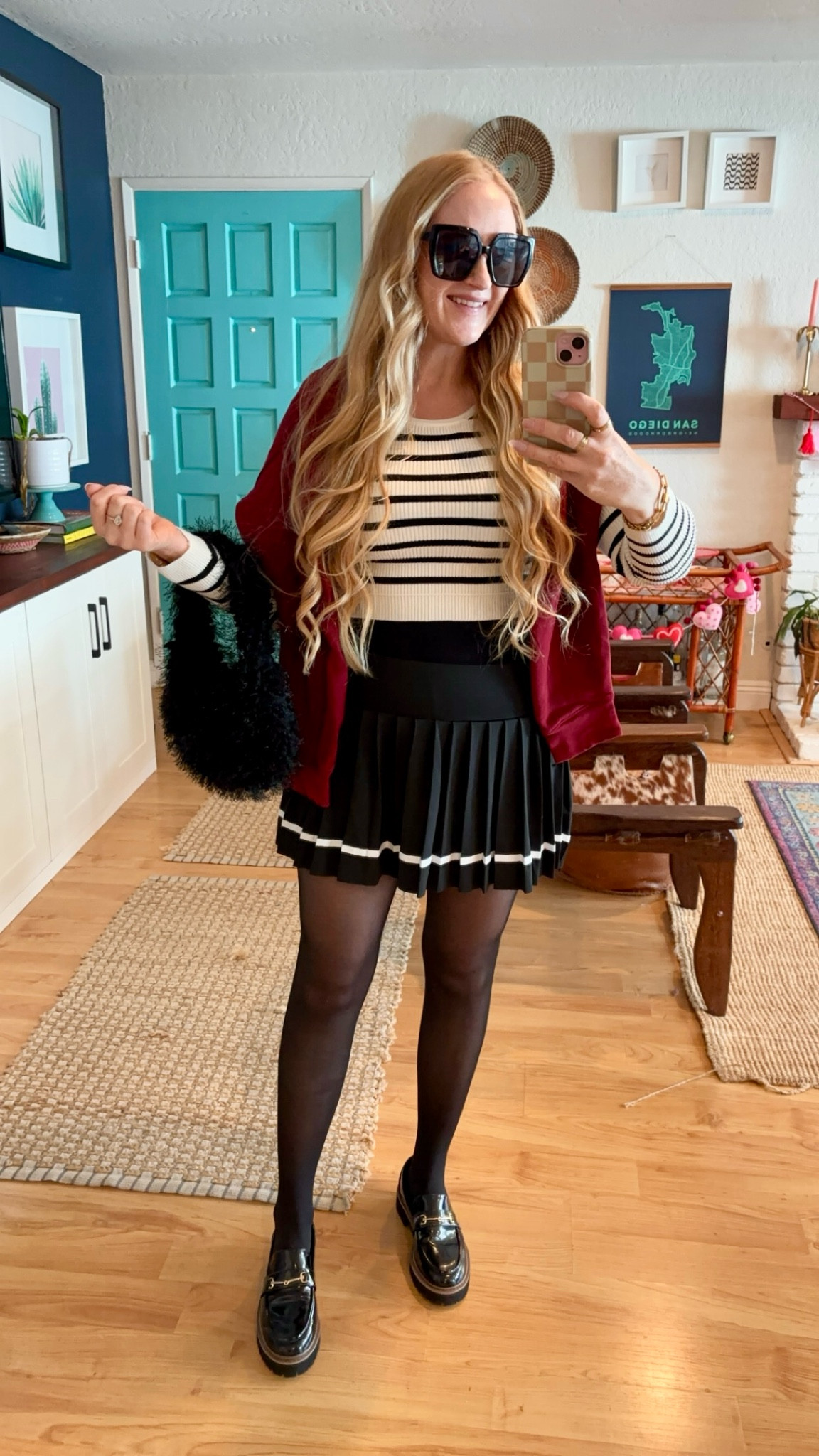 Trendy outfit ideas from Amazon! 

Wearing M in all tops and L in bottoms. Shoes fit TTS! 

Pleated skirt, pencil skirt, preppy look, loafers, burgundy sweatshirt, bow tie pants, track pants, bow sweater, bow cardigan, striped shirt, furry bag, evening clutch, brown purse, affordable purses, lace pants, affordable style, affordable outfit ideas, Amazon style, ways to wear, styling ideas

#LTKFindsUnder50 #LTKFindsUnder100 #LTKStyleTip