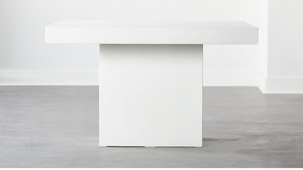 Span Small Grey Dining Table + Reviews | CB2 | CB2