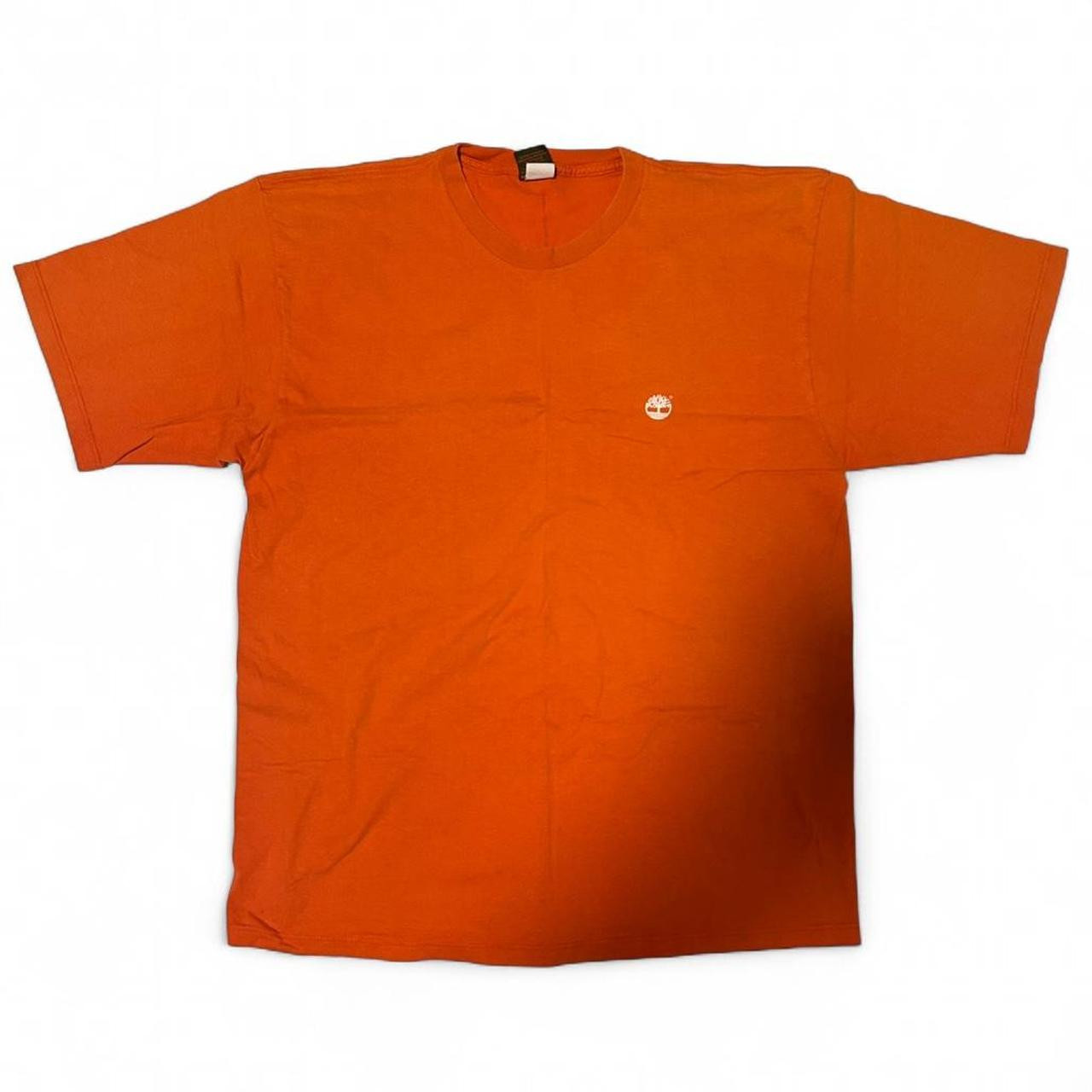 Timberland Men's T-shirt - Orange - L | Depop US