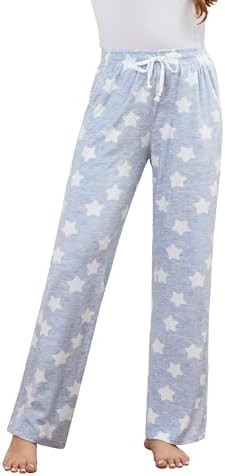 SEVEGO Tall Women's 32"/34"/36" Inseam Flannel Pajama Pants Stretch Drawstring Waist Lounge Sleep... | Amazon (US)