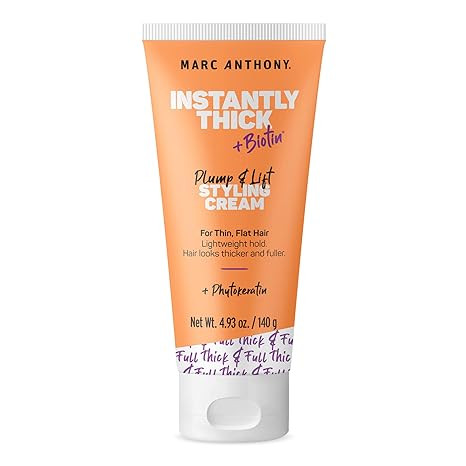 Marc Anthony Hair Thickening Styling Cream for Thin & Flat Hair, Instantly Thick - Volumizing Hai... | Amazon (US)