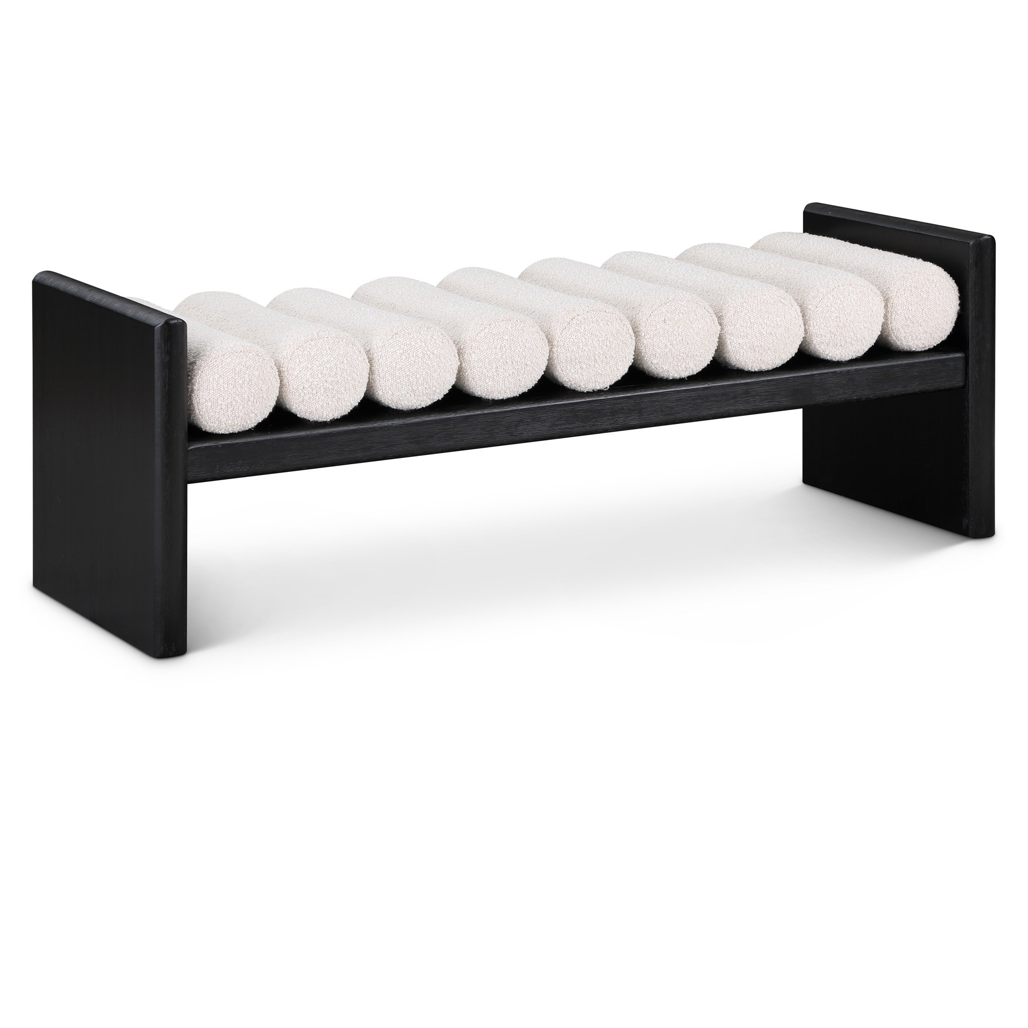 Meridian Furniture Waverly Cream Bench | Walmart (US)