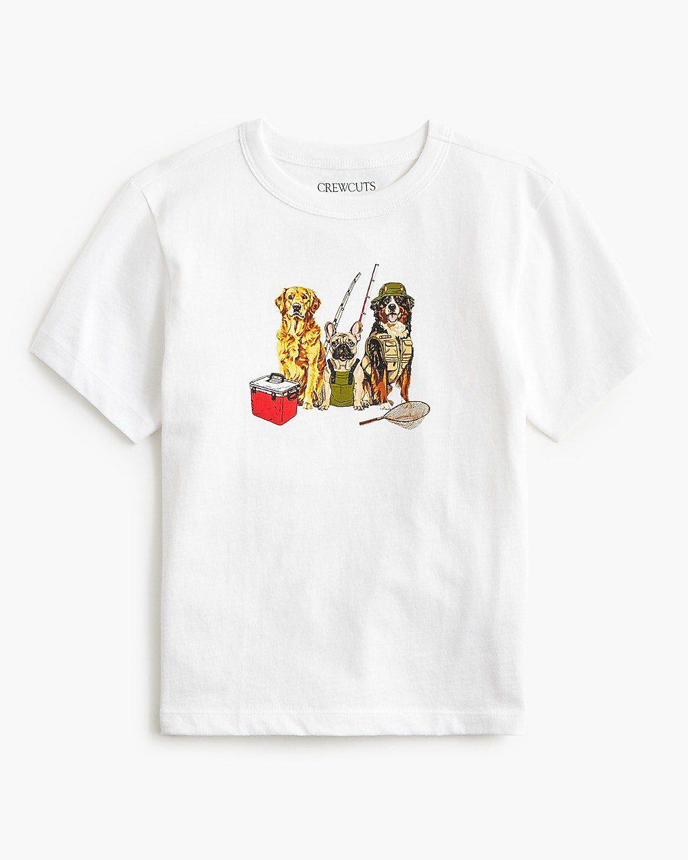 Boys' fishing dog graphic tee | J.Crew Factory