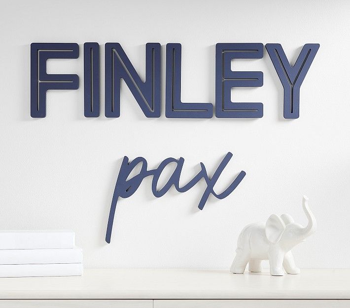Personalized Finley & Pax Names | Pottery Barn Kids