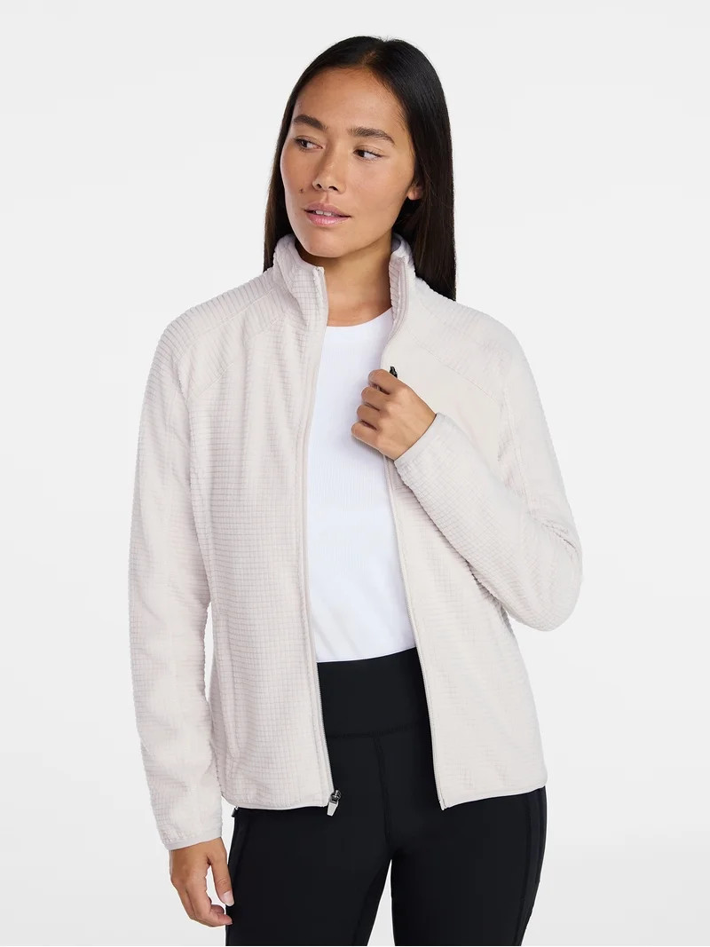 Ozark Trail Women's and Women's Plus Mock Neck Fleece Jacket, Sizes XS-2X | Walmart (US)