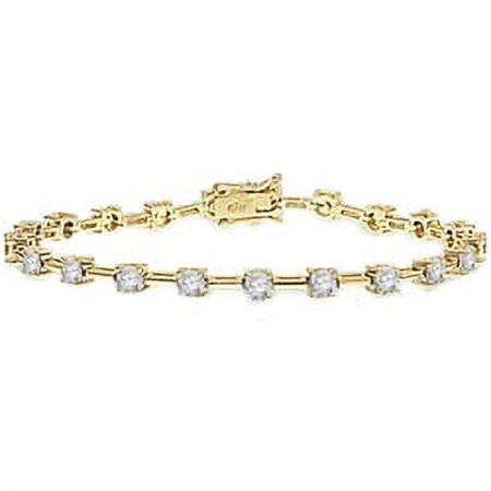 Diamond Essence Bracelet with 5.25 cts.t.w. of Round Brilliant Stones - VBD8040- 7 inches | Walmart (US)