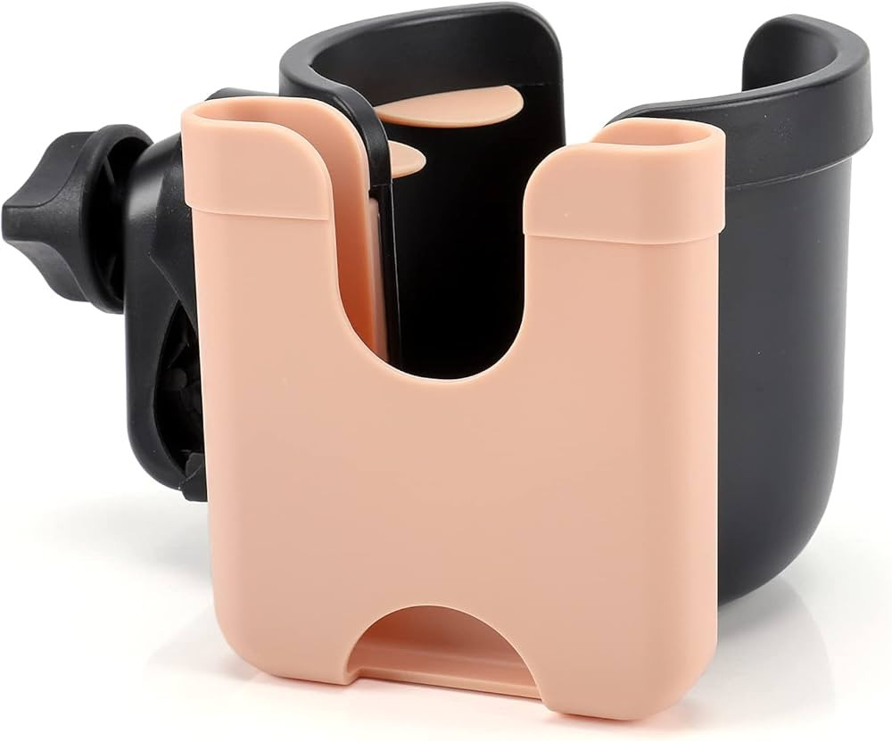 Accmor Stroller Cup Holder with Phone Holder, Bike Cup Holder, Universal Cup Holder for Uppababy Nuna Doona Strollers, 2-in-1 Cup Phone Holder for Stroller, Bike, Wheelchair, Walker, Scooter | Amazon (US)