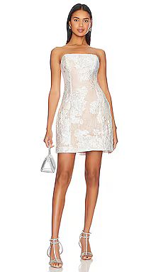 ELLIATT Priyanka Mini Dress in Ivory from Revolve.com | Revolve Clothing (Global)