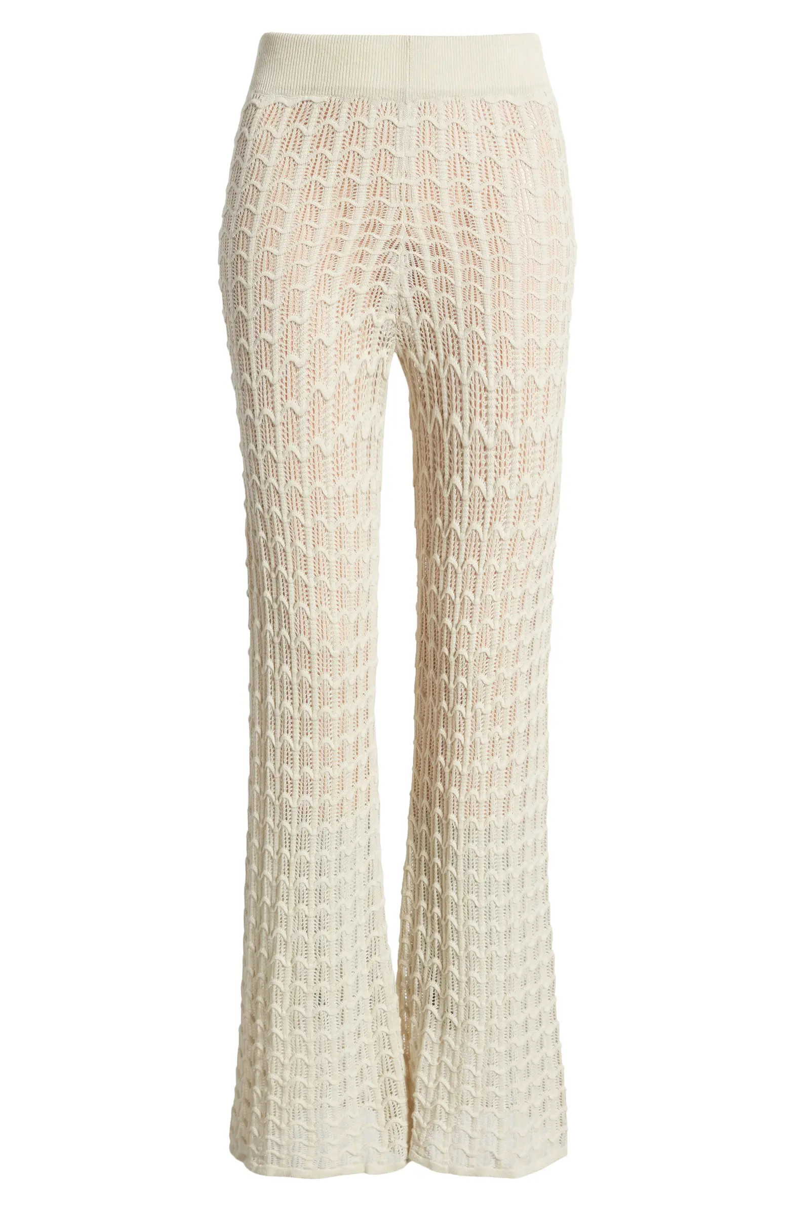 Rip Curl Santorini Sun Pointelle Stitch Sweater Pants | Nordstrom | Nordstrom