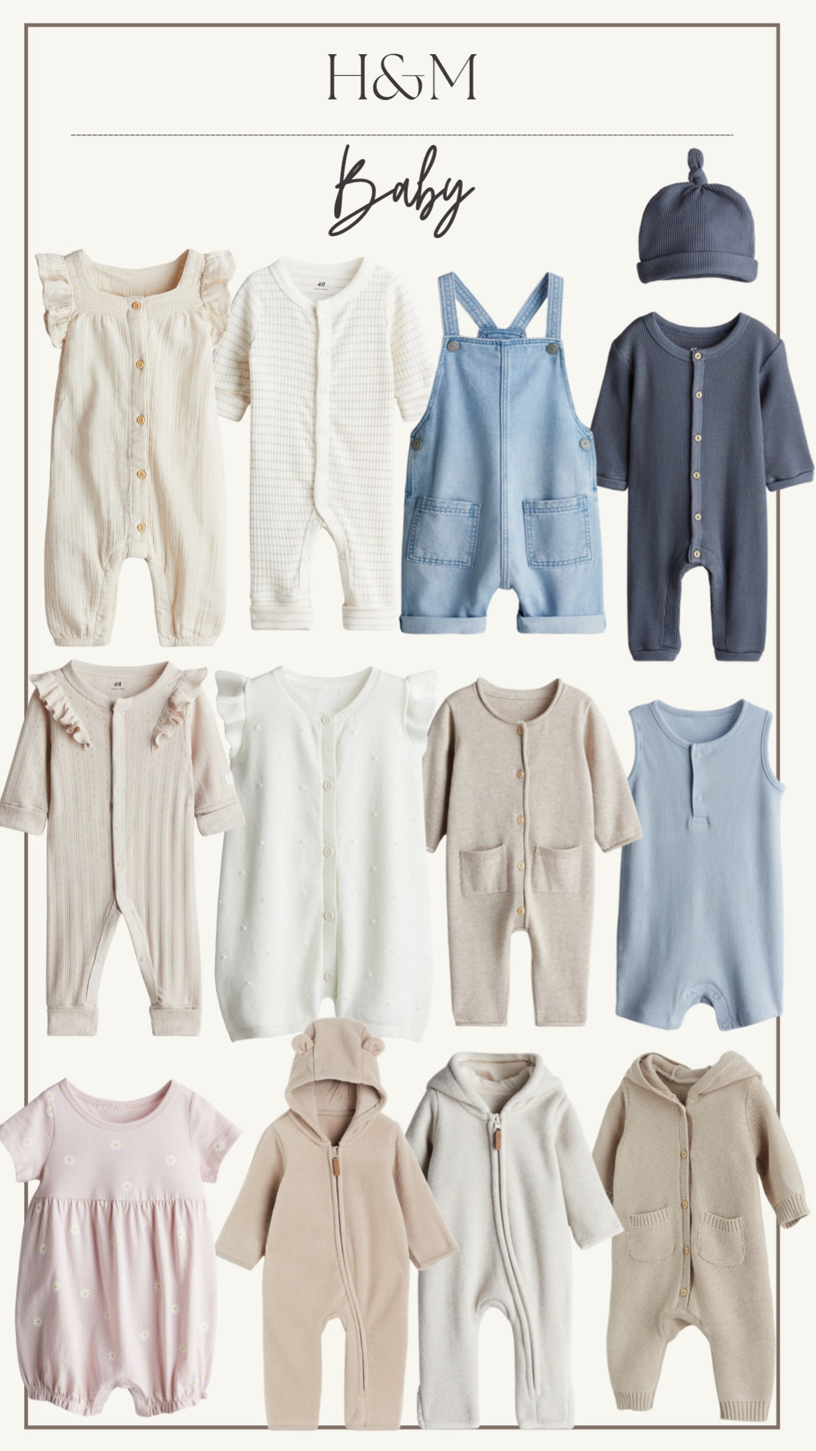 H&M has some of the best neutrals for babies/toddlers. They are affordable and last through the tough stages:)! 

#baby #babyshowergift #showergift #toddler #gift 

#LTKBaby #LTKKids #LTKBump