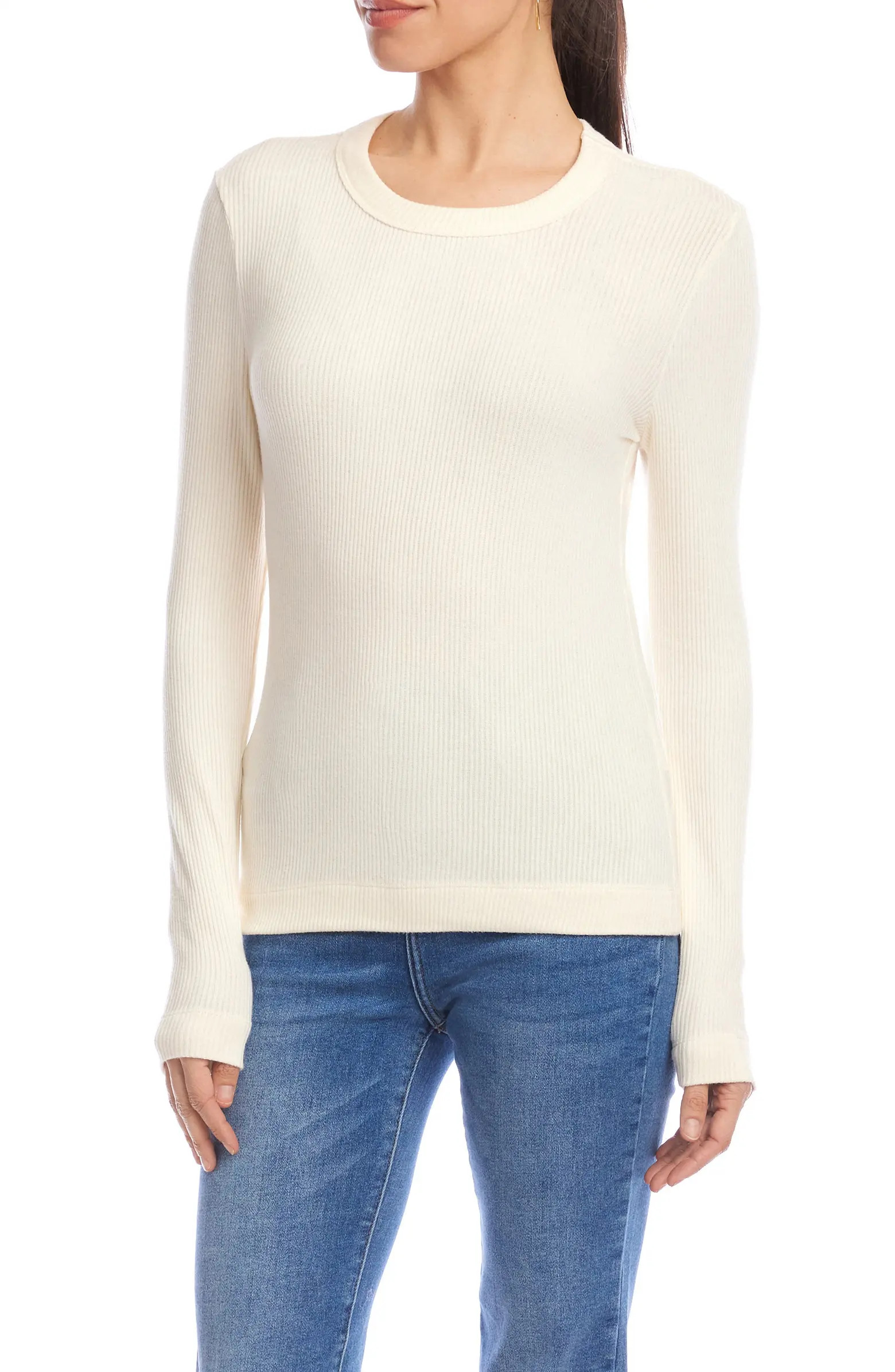 Long Sleeve Rib Top | Nordstrom
