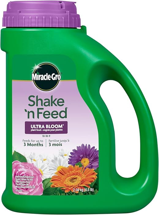Miracle-Gro Shake 'n Feed Ultra Bloom Plant Food, 2.04kg | Granular Fertilizer for Bigger, More C... | Amazon (CA)