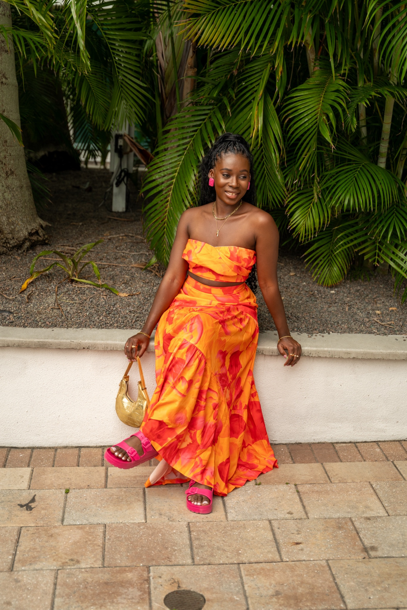 such a beautiful set for a tropical vacation 🌴 