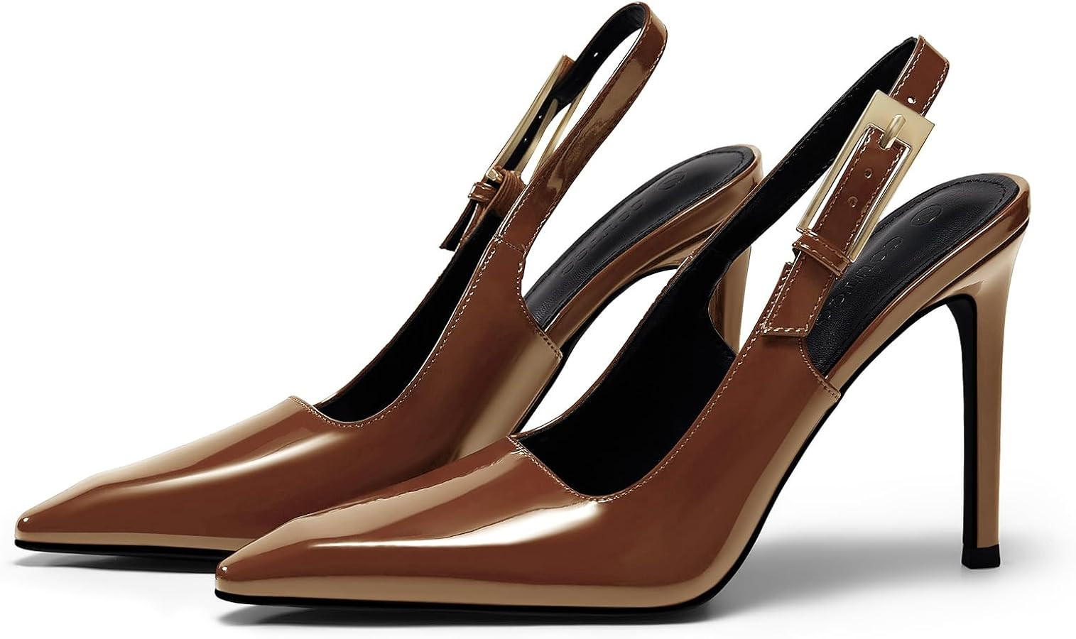 Coutgo Women's Slingback High Heels Pointed Toe Stilettos | Amazon (US)