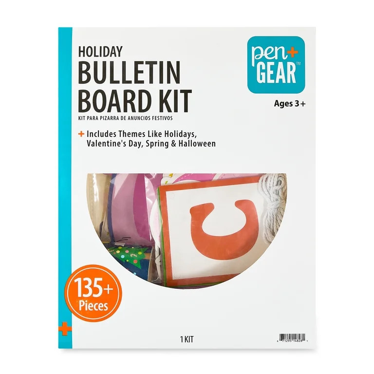 Pen+Gear Holiday Bulletin Board Decoration Kit, 135 Pieces, Classroom and Office Use | Walmart (US)
