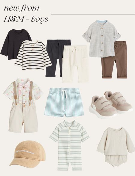 H&M Baby and toddler boy clothes for spring transition!!