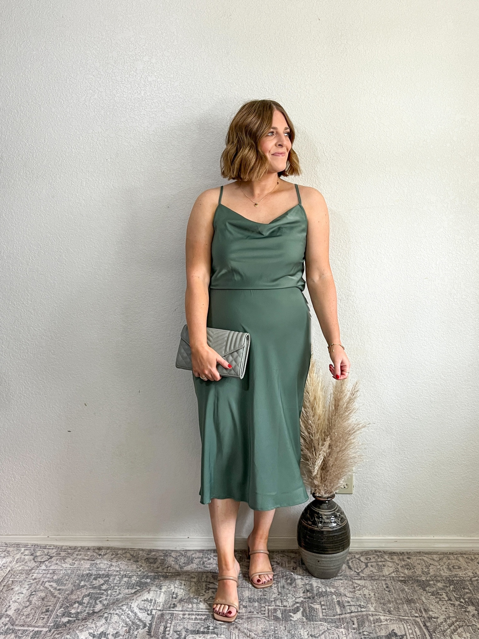 Spring event dress// has adjustable straps and really comfortable. 

Wearing L (tts) size up if in between 

#LTKwedding #LTKmidsize #LTKfindsunder50