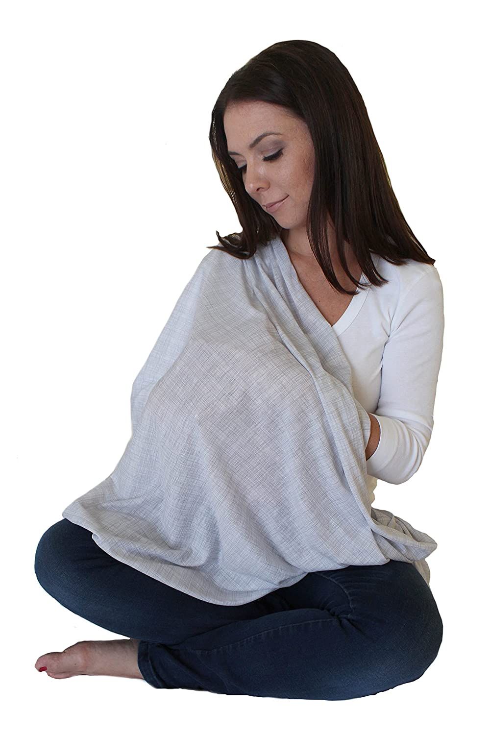 LK Baby Infinity Nursing Scarf Breastfeeding Cover Ultra Soft Premium Jersey Polyester- 100% AZO ... | Amazon (US)