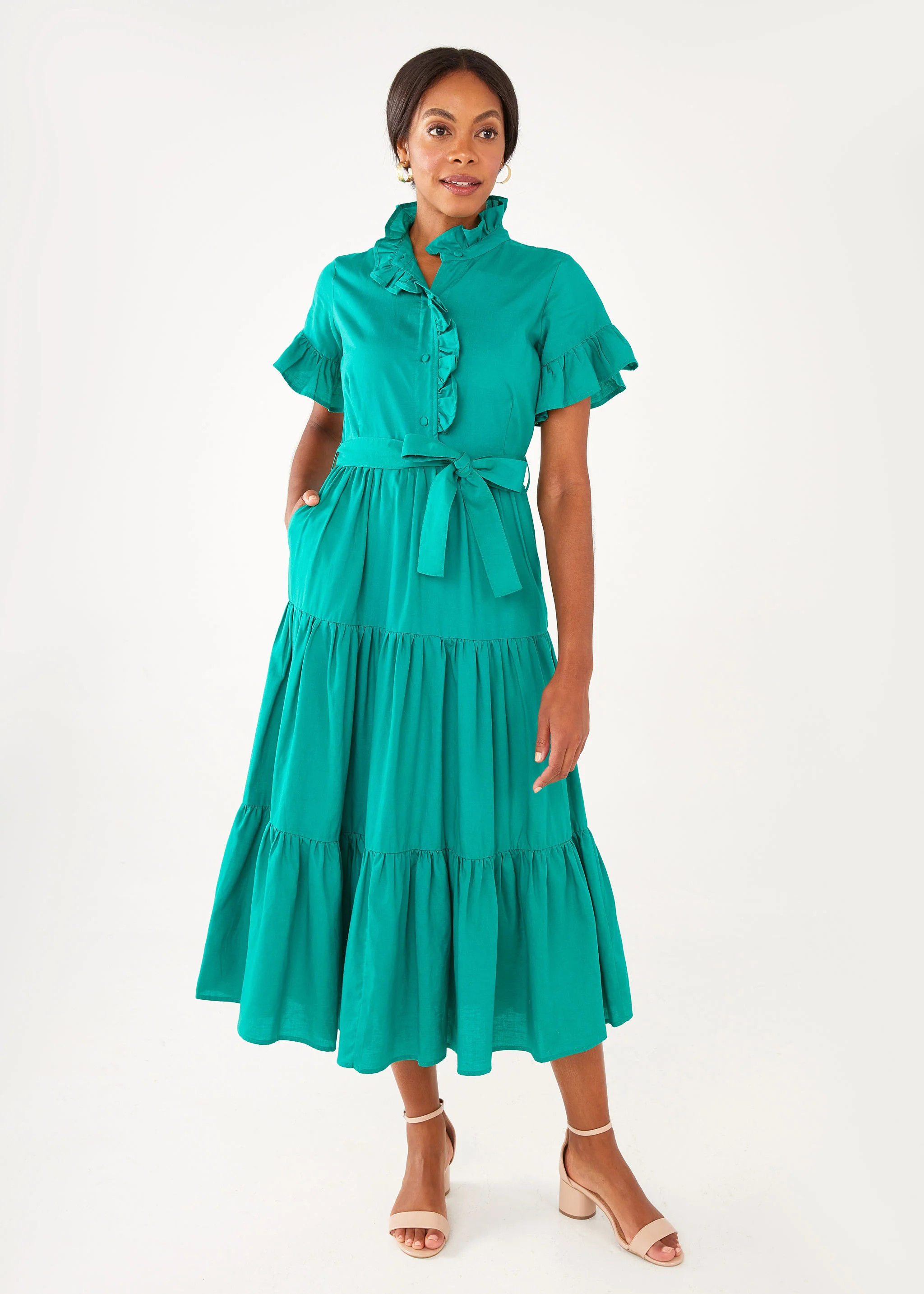 Sadie Maxi Dress Turquoise | Abbey Glass