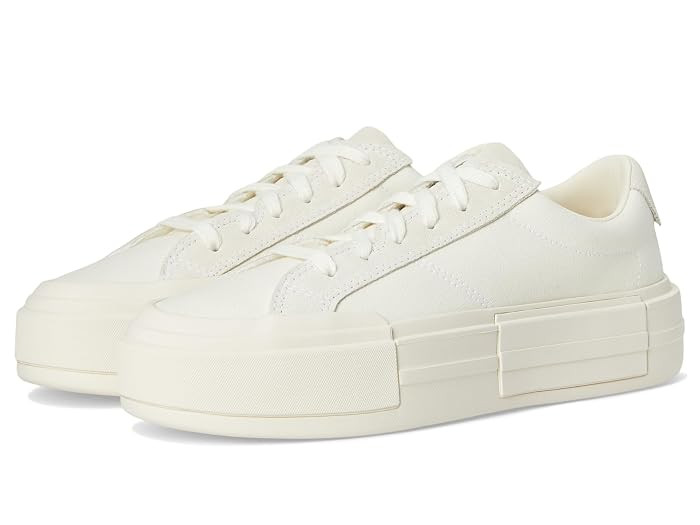 Converse Chuck Taylor All Star Cruise Athletic Shoes Egret/White/Egret : Men's 13 - Women's 14.5 Medium, Canvas/Suede | Zappos.com