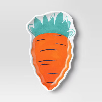 5.6" Melamine Figural Carrot Dinner Plate - Room Essentials™ | Target