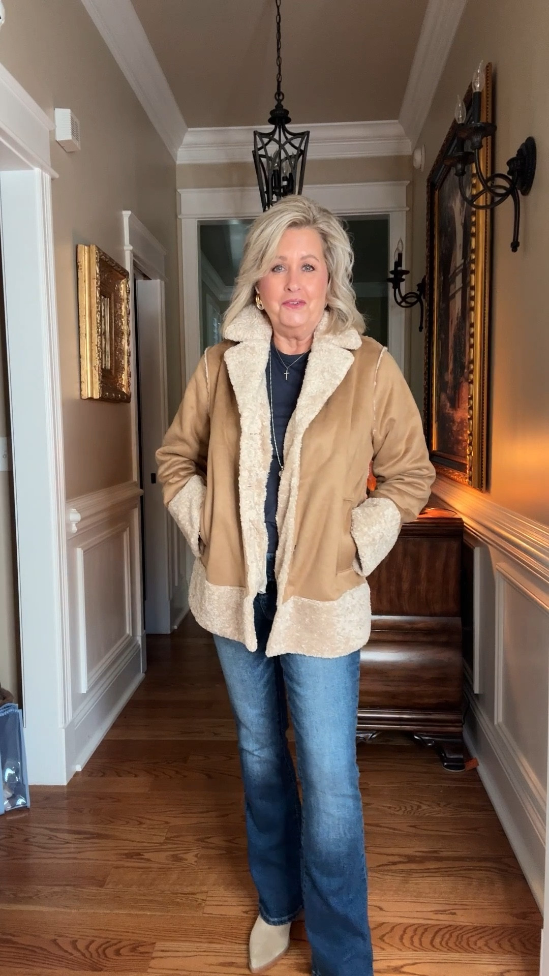 Grab this faux suede shearling jacket while it is on sale! It’s a beautiful neutral and a nice heavy weight for winter. 


#LTKOver40