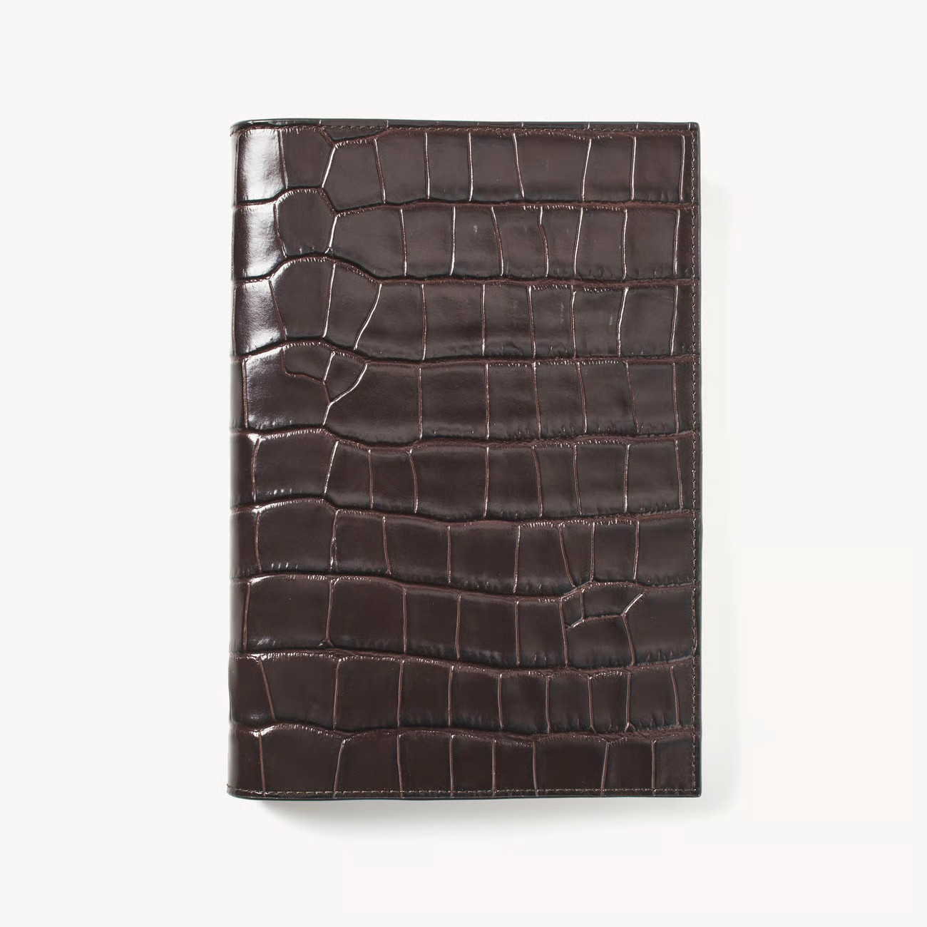 A5 Refillable Luxury Journal

        
            
            Amazon Brown Croc with Soft Suede... | Aspinal of London US