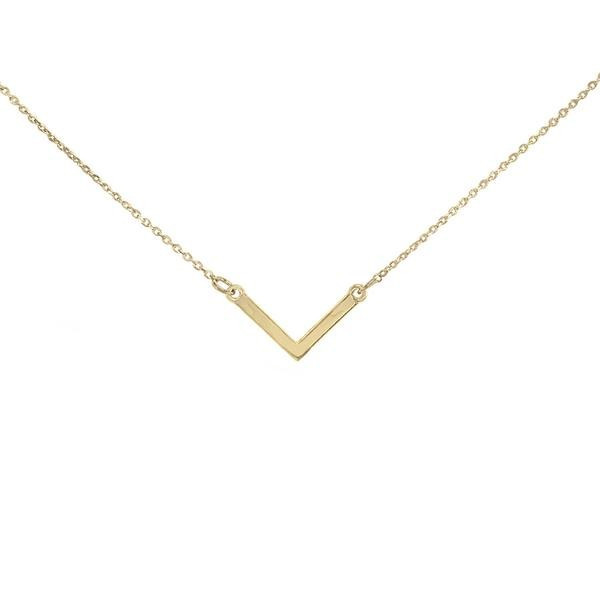 BABY V NECKLACE | GOLD | Uncommon James